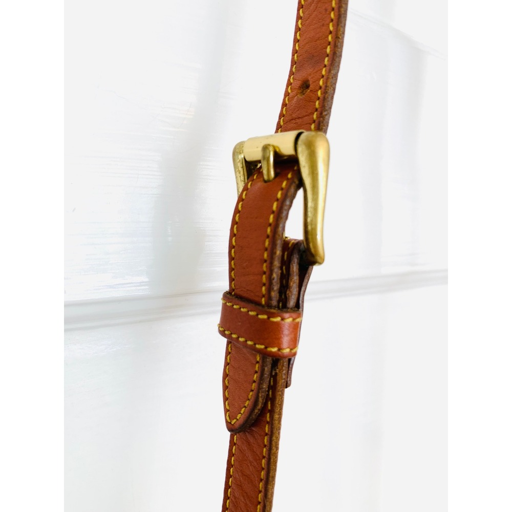 Dooney & Bourke Vintage 90s All-Weather Leather Navy Little Lock Bag Crossbody - Picture 13 of 16